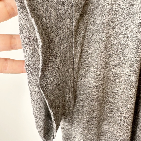 Current/Elliott Heather Oversized Grey Jersey High Low Tee T-Shirt 1/Small - Picture 15 of 16